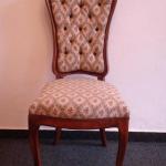 Pair of Chairs - solid walnut wood - 1860
