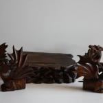 Woodcarving - wood, walnut wood - 1600