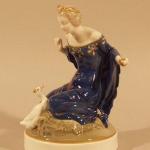 Porcelain Lady Figurine - glazed porcelain - Rosenthal, Ferdinand Liebermann - 1925
