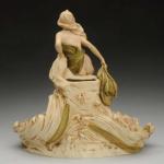 Porcelain Girl Figurine - porcelain - Royal Dux - 1905