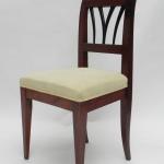 Chair - solid wood, walnut veneer - 1840