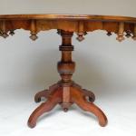 Round Table - solid wood, veneer - 1840