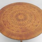 Round Table - walnut wood, cherry wood - 1860