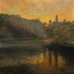 Romantic Landscape with Castle - 1907