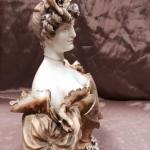 Porcelain Girl Figurine - Ernst Wahliss, Turn Wien Austria - 1896