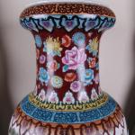 Vase - painted porcelain - 1975