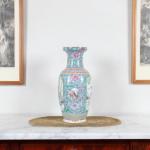 Vase - painted porcelain - 1960