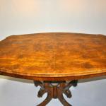 Table - walnut veneer - 1860