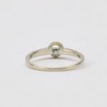 White Gold Ring - white gold, brilliant cut diamond - 1925