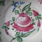Faience plate with roses - Austria?