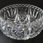 Bowl made of clear cut glass