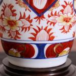 Table Lamp - fabric, glazed porcelain - 1950