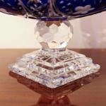 Cut Glass Bowl - crystal - 1950