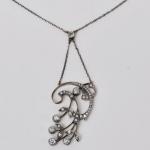 Brilliant Necklace - silver, gold - 1905