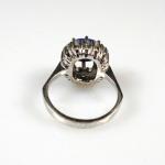 Ladies' Gold Ring - white gold, brilliant cut diamond - 1980