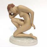 Porcelain Girl Figurine - Royal Dux - 1930