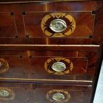 Inlaid chest of drawers in the yew veneer- Clas