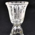 Vase - clear glass - Josef Drahoňovský - 1925