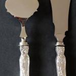 Art Nouveau serving cutlery - fork and knife