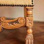 Carved Armchair - oak, solid oak - 1895