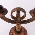 Metal Candelabrum - patinated metal, copper - 1930