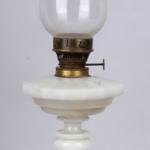 Kerosene Lamp - brass, milk glass - R. Ditmar Wien - 1920