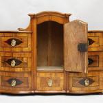 Cabinet - beech wood, walnut wood - 1880