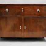 Cabinet - walnut wood - Biedermeier - 1800