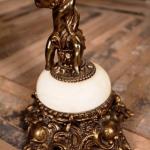 Figural Lamp - patinated bronze - 1950