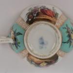 Cup and Saucer - white porcelain - 1870