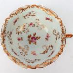 Cup and Saucer - white porcelain - Loket Bohemia - 1836