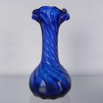 Vase - blue glass - 1930