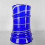 Glass Tankard - blue glass - 1930