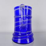 Glass Tankard - blue glass - 1930