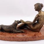 Nude Figure - bronze, marble - 1930