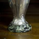 Vase - metal, marble - O. Gallia, France - 1910