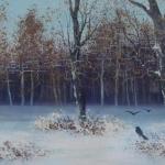 Winter in deciduous forest - Central Europe 1880 -