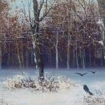 Winter in deciduous forest - Central Europe 1880 -