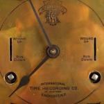 Wall Timepiece - wood, metal - 1900