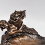Inkwell - bronze - Hans Müller - 1905