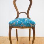 Six Chairs - solid wood, walnut wood - 1860