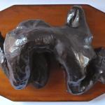 Lying Girls Nude, bronze - Jan Komarek