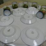 Porcelain Dish Set - white porcelain - Karl Knoll Karlsbad - 1920