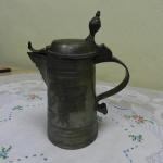 Pewter pitcher - tin - 1848
