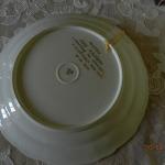 Plate - white porcelain - 1959