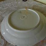 Plate - white porcelain - 1959