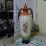 Porcelain Vase with Lid - white porcelain - 1930