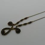 Czech Garnet Necklace - silver, Czech garnet - 1920