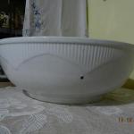 Porcelain Wash Basin - white porcelain - 1840