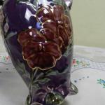 Vase from Porcelain - majolica - 1996